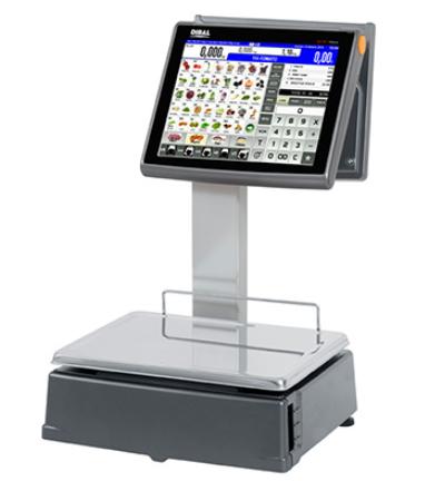 Application of LCD touch screen in supermarket weighing machine