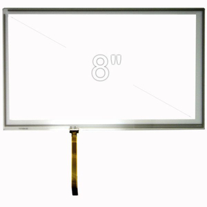 8inch 192.2mmX116.3mm Resistive Touch Screen Panel Sensor Glass RXA-080033-01
