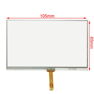 4.3Inch 4 Wires 104.8mmX65mm Resistive Touch Screen Glass Sensor Panel 