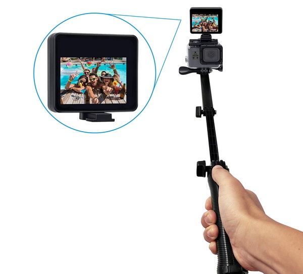 Gire la pantalla táctil en GoPro Hero LCD