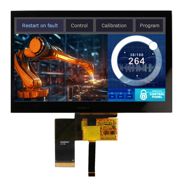 Affichage d'écran tactile capacitif IPS TFT 7 LCD 7