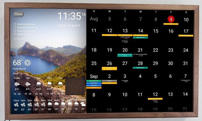 Touchscreen Calendar Display