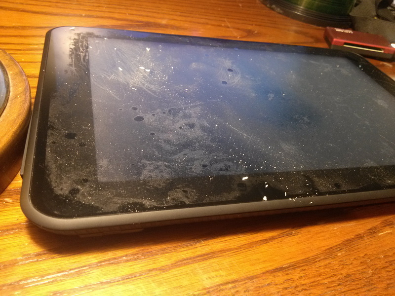 Sticky Residue on an Lcd Screen