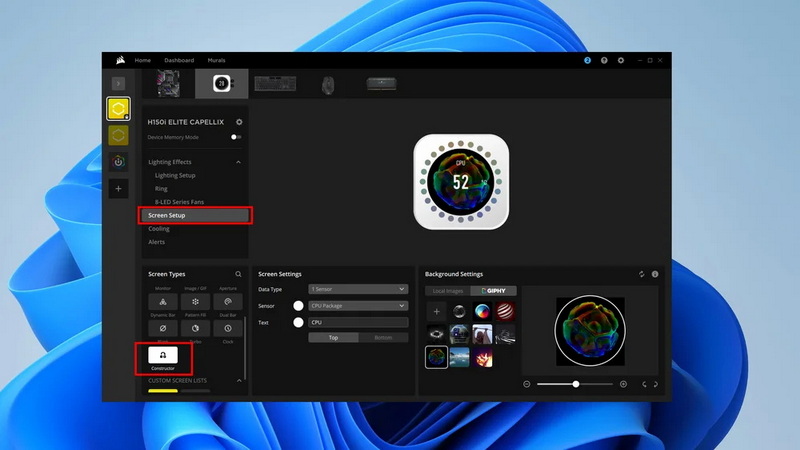 LCD Screen 4000D Display Setup