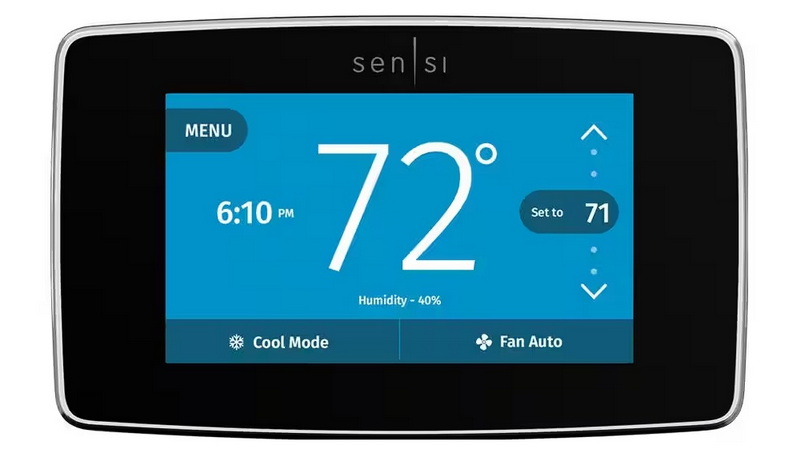black emerson programmable thermostats
