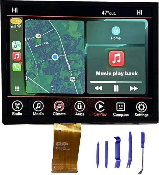 LCD Panel Communication With GPS