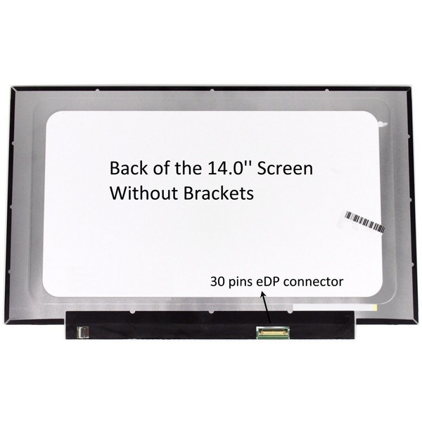back of the 14 inch screen