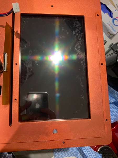 sticky residue left after removing protective film