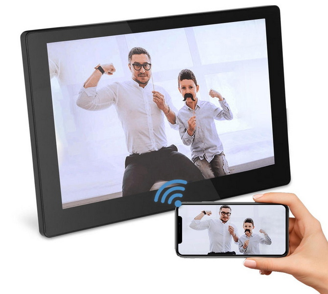 10 Inch Digital Picture Frame HD IPS Touch Screen Display