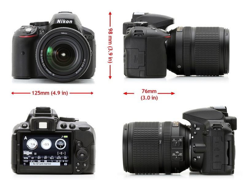 Nikon D3200 LCD Screen Features