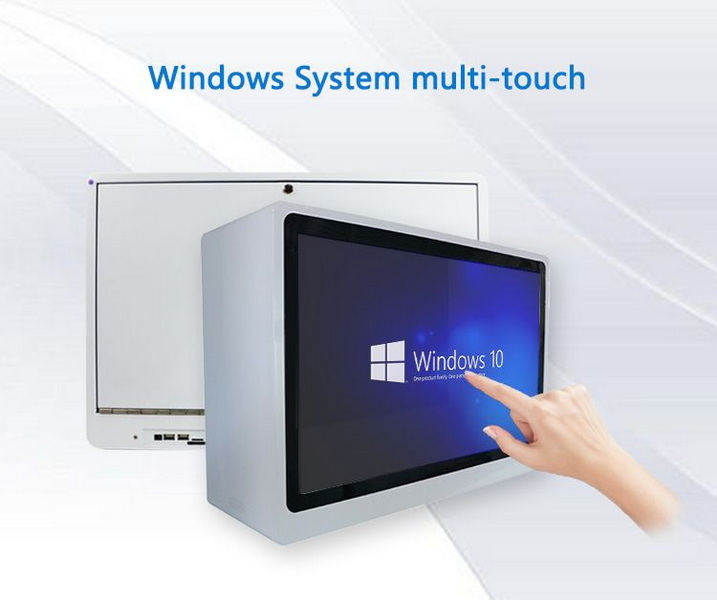 5 polegadas transparentes LCD Video Showcase Box Touchscreen Digital