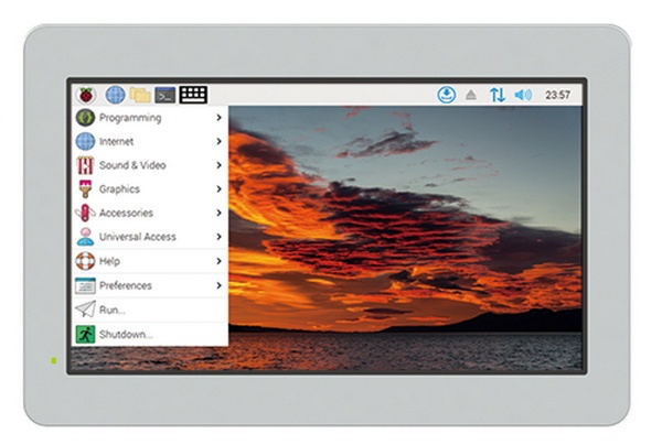 An Industrial Raspberry Pi Touchscreen