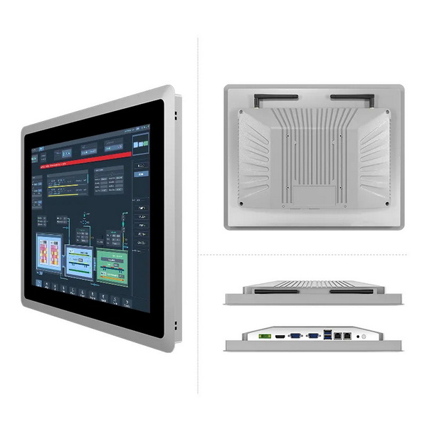 Capacitive Touch Screen Automation Control Ipc Ppc Fanless Industrial Panel Computer