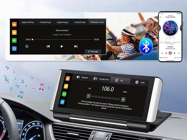 upgrade your ride with this 85 touchscreen car display