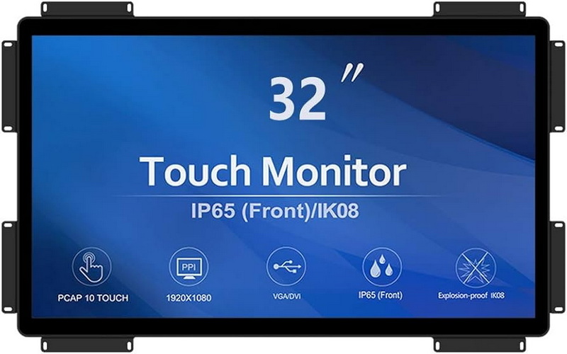 32 inch 10 Points PCAP Open Frame Touch Screen Industrial