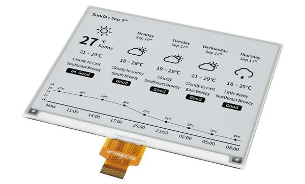 e ink display raw panel
