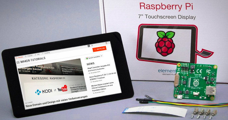 Official Raspberry Pi 7 Touch Screen LCD Display