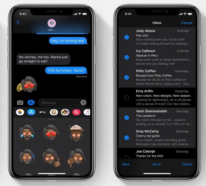 ios 13 dark mode
