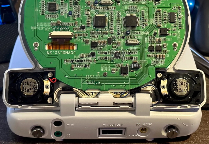 the silicon of an LCD screen