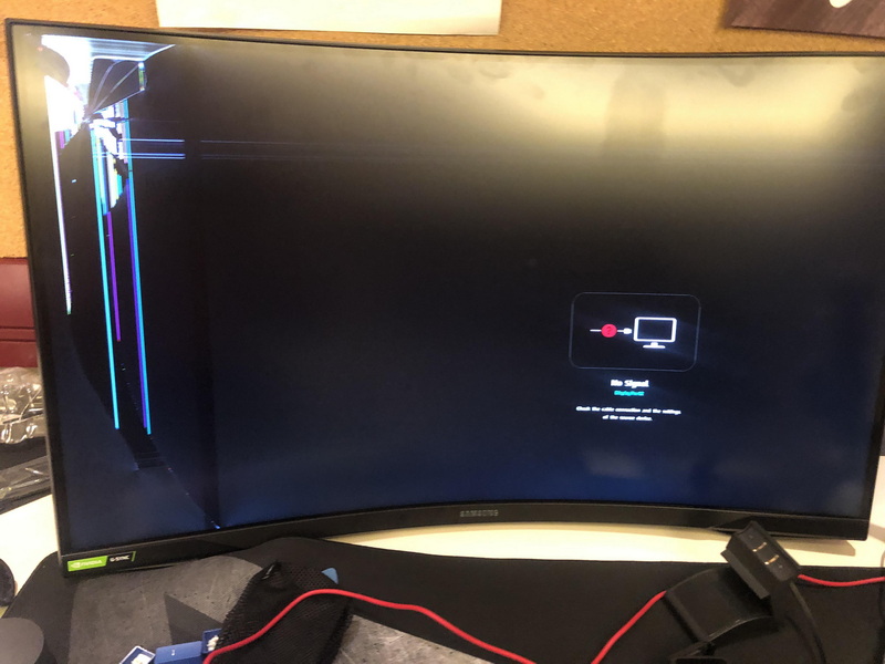 Cracked LCD Display Appearance