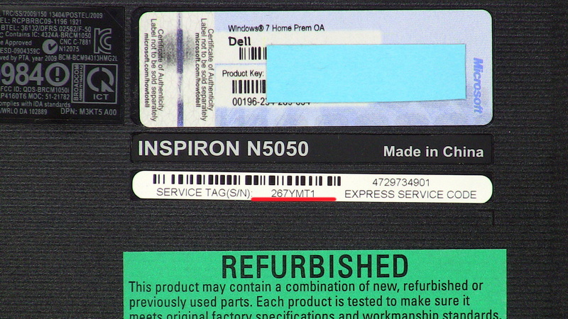 Service Tag