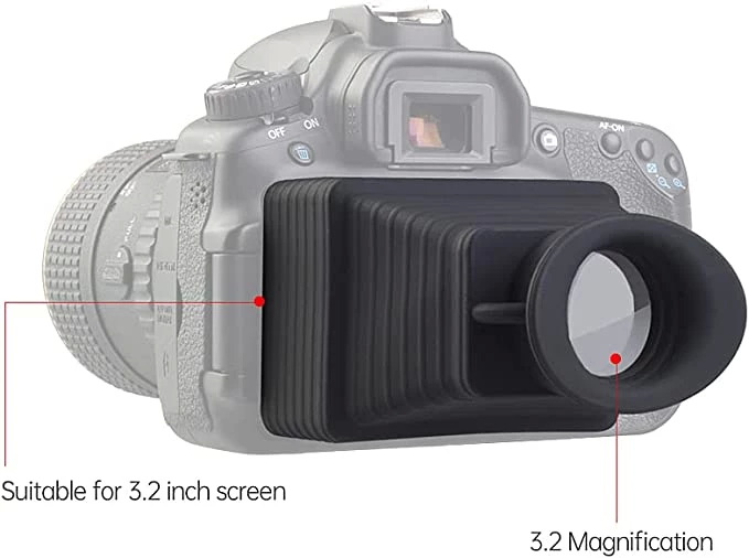 lensgo camera lcd viewfinder screen magnification