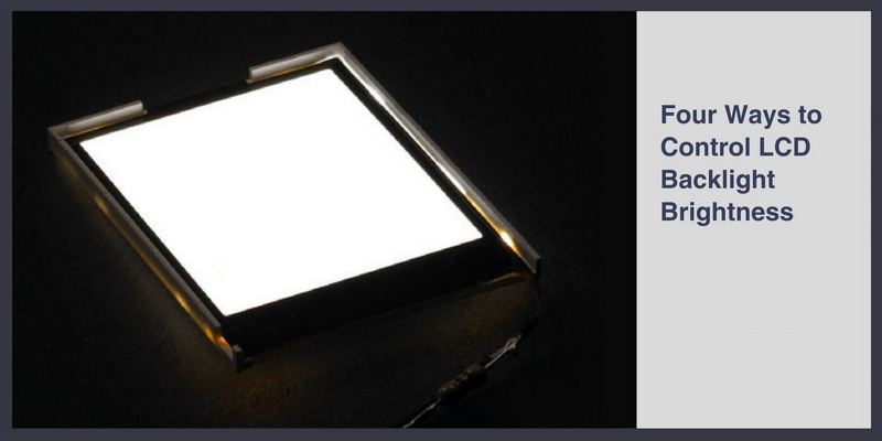 Controlling LCD Backlight scaled