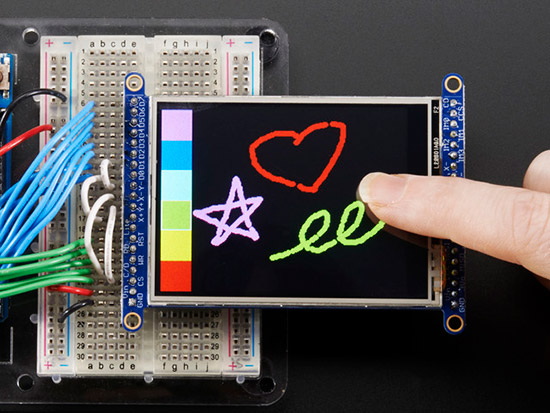 Tft Touchscreen can Display Multiple Images