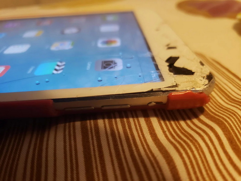broken ipad worried if it can cause health issues