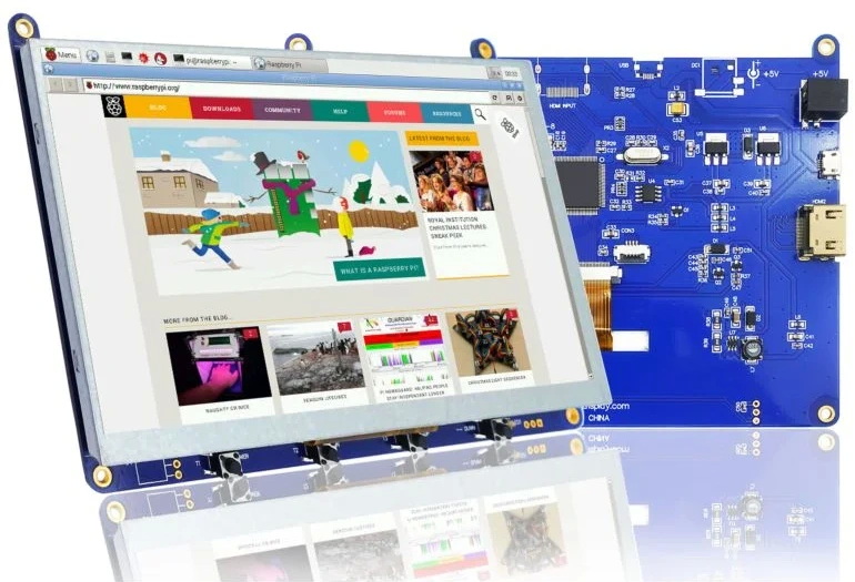 7 inch lcd hdmi touch screen display tft for raspberry pi