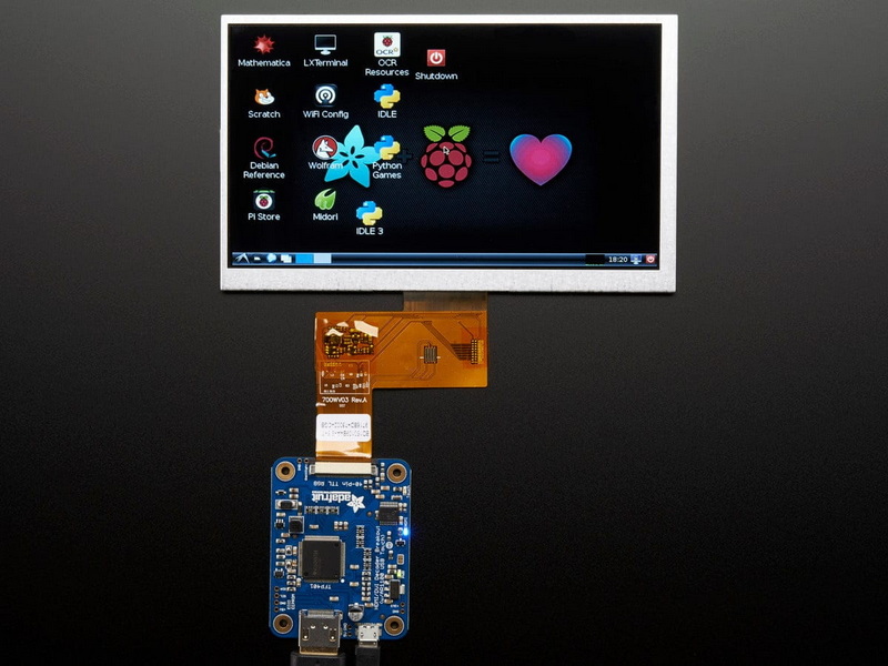 Scheda del driver del display TFT