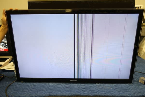 A break Lcd Tv Screen
