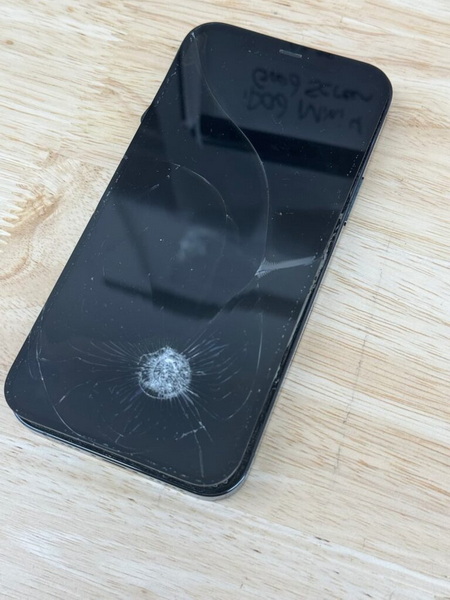 iPhone 13 cracked screen