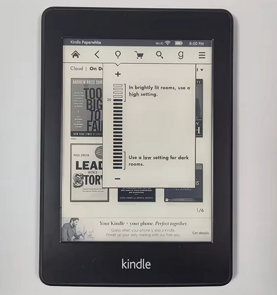 kindle e reader 6 glare free touchscreen display3