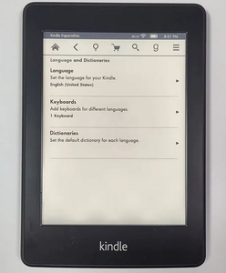 Kindle 6 のタッチスクリーンは応答性が高く、日常的に使用するのに