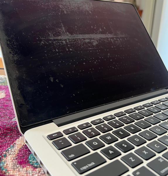 A Dirty Lcd Screen
