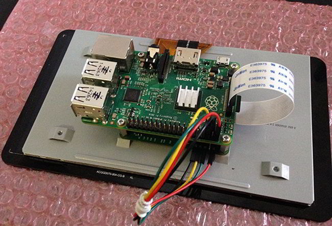 how to raspberry pi 7 touchscreen
