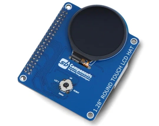 hat overlay with 128-240x240px lcd touchscreen display for raspberry pi sb components