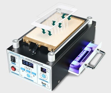 LCD Touch Screen Glass Separator Machine Separator to Repair Split Separate Glass Touch Screen Digitizer