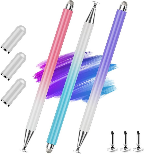 three colours Capacitive Touch Screen Stylus Pen