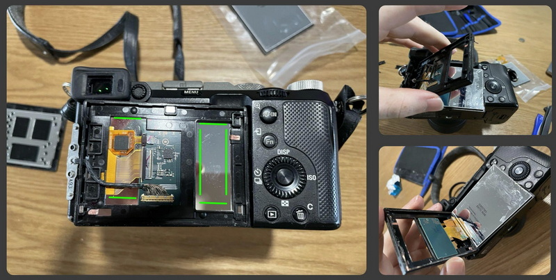 how to replace the lcd on a sony