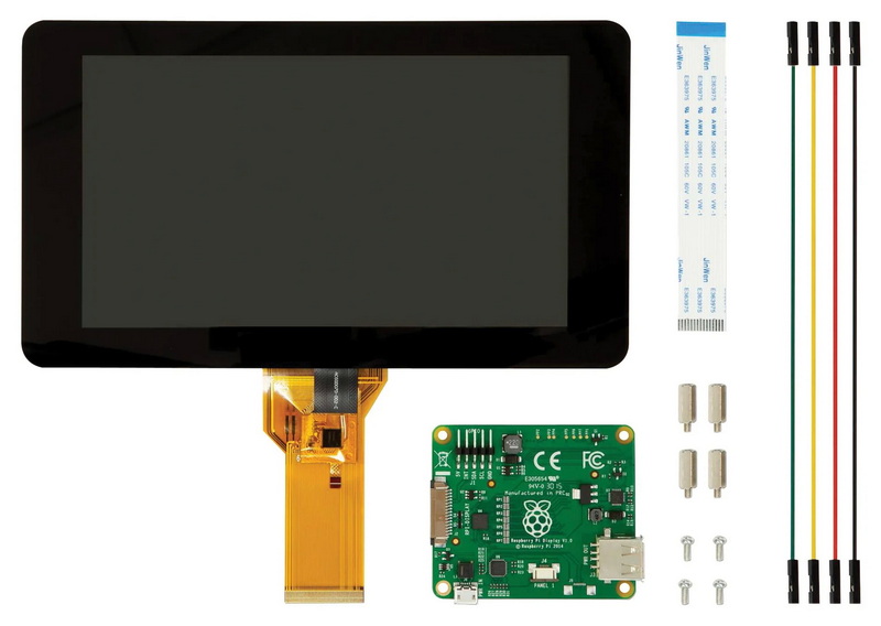 details of 7 touchscreen display