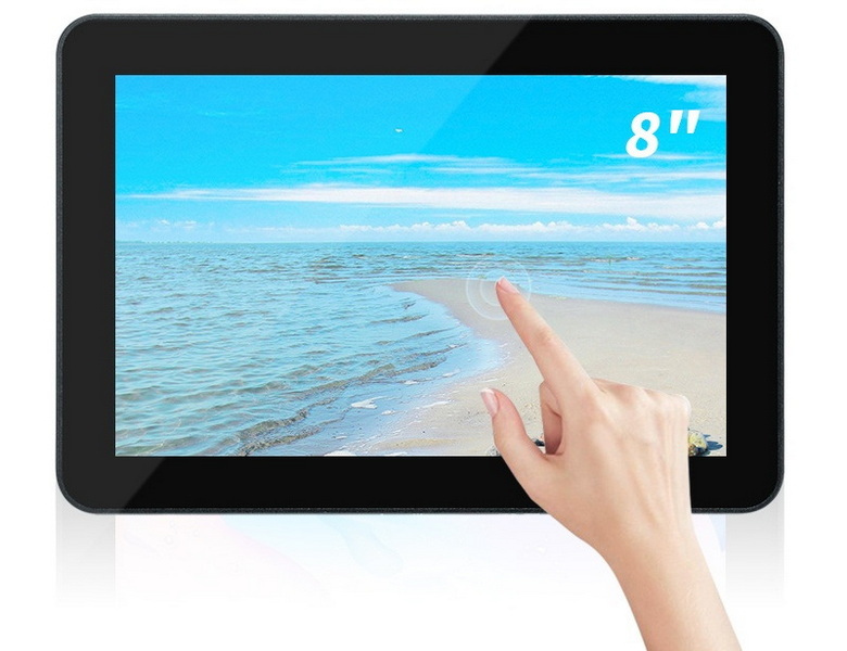 New Design 8 Inch USB Android 4 32 GB Touch Screen Monitor