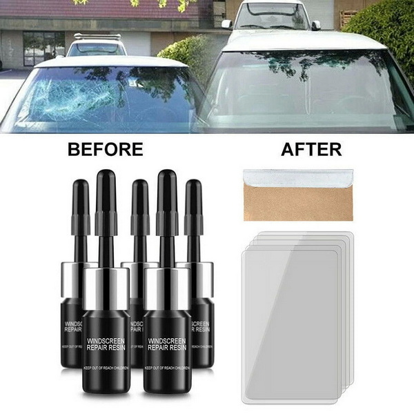 Windshield Crack Repair Kit Automotive Glass Nano Fluid Solution Car Scratch Remover Window Screen