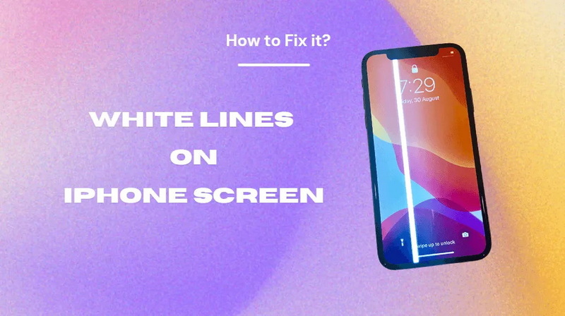 White Lines on iPhone Screen