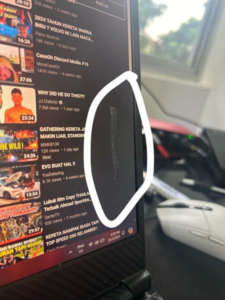how can I remove superglue residue from a matte laptop LCD screen