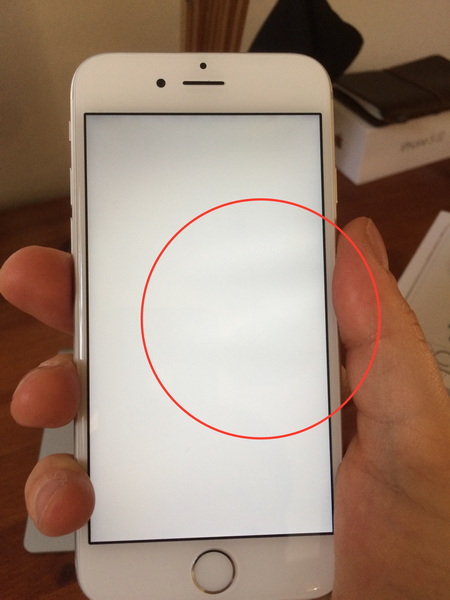 A Lcd Shadow on Iphone Screen3