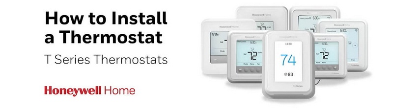 Honeywell Home T 시리즈를 설치하는 방법