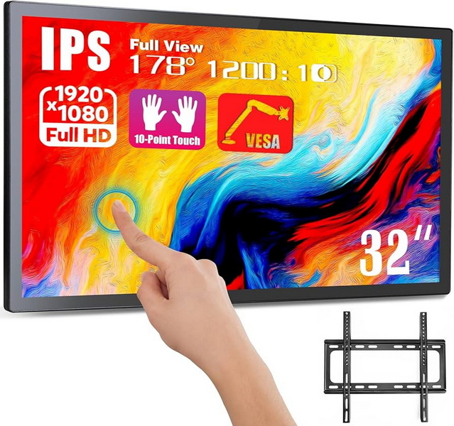 32 inch Capacitive MultiTouch Screen Industrial Monitor.jpg